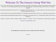 Tablet Screenshot of genesisgrouptn.com